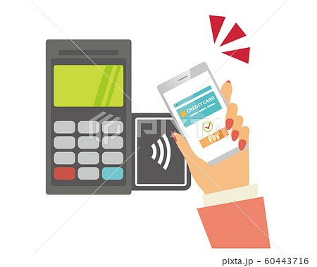 キャッシュレス　スマホ　スマホ決済　キャッシュレス決済　クレジットカード 60443716