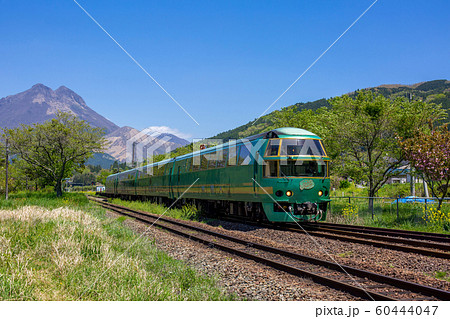 ゆふいんの森と由布岳 60444047