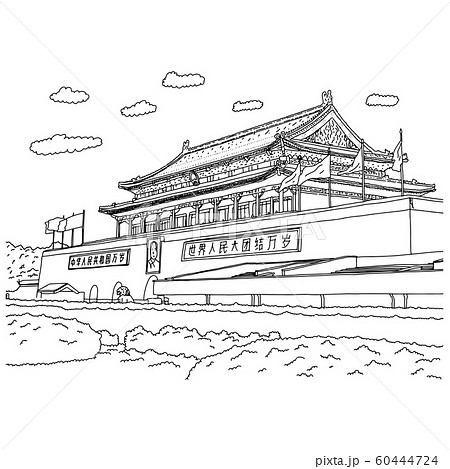 Gate of Heavenly Peace or Tian An Men in Tiananmen Gate of Heavenly Peace or Tian An Men in Tiananmen 60444724