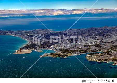 空撮 神奈川県 横須賀市 三浦半島 久里浜 浦賀水道 横須賀港 浦賀 金田湾 昼間 空撮 神奈川県 横須賀市 三浦半島 久里浜 浦賀水道 横須賀港 浦賀 金田湾 昼間 60445616