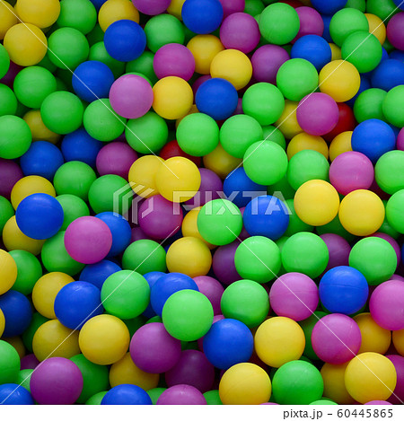 Swimming pool for fun and jumping in colored 60445865