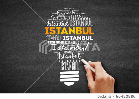 Istanbul light bulb word cloud Istanbul light bulb word cloud 60450986