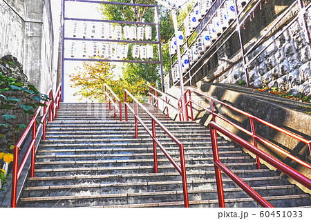 四谷 須賀神社の石段 Sugajinjya Suga-shrine ロケ地　東京都（HDR） 60451033