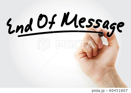 EOM - End Of Message acronym 60451607