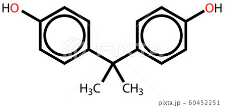 Bisphenol A structural formula 60452251