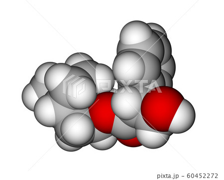 Atropine space filling model 60452272