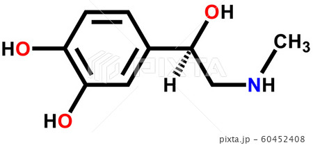 Adrenaline structural formula 60452408