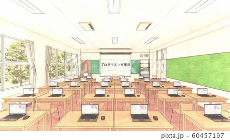 小学校 教室 パソコン 人なし 文字有り プログラミング学習 イラスト31 小学校 教室 パソコン 人なし 文字有り プログラミング学習 イラスト31 60457197