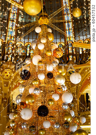Christmas decorations shopping mall in Paris, France 60457532