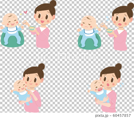 赤ちゃんとママ 60457857