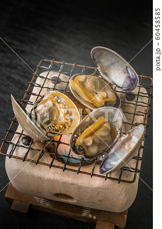 北海道産 本あさり fresh clams from Japan and Hokkaido 60458585