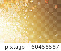 桜_金箔_市松模様背景 60458587