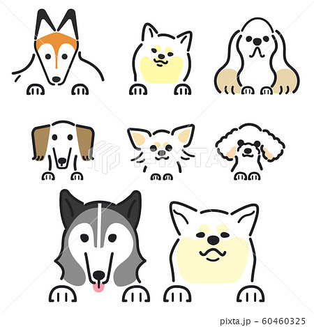 犬 ポーズ 表情 セット 飾り 犬 ポーズ 表情 セット 飾り 60460325