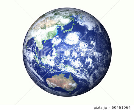 地球　日本付近に複数の台風 60461064