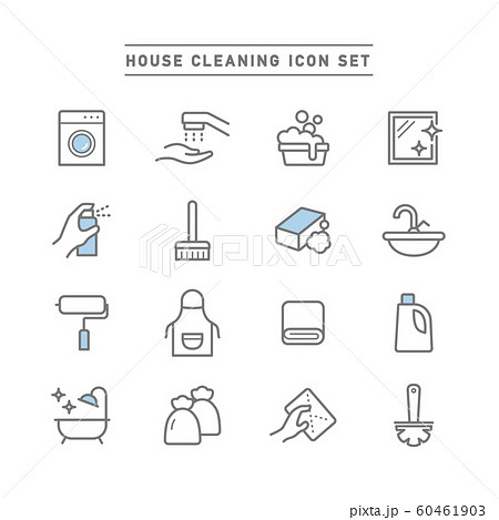 HOUSE CLEANING ICON SET 60461903