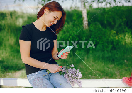 Girl in a park 60461964