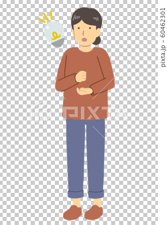 ひらめいた女性 ひらめいた女性 60462301