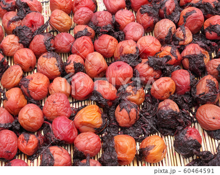 南高梅　梅干し　赤じそ　塩漬け　天日干し 60464591