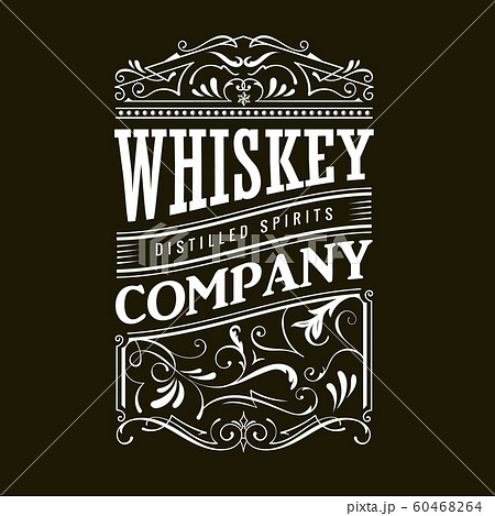 vintage western hand drawn frame label blackboard vintage western hand drawn frame label blackboard 60468264