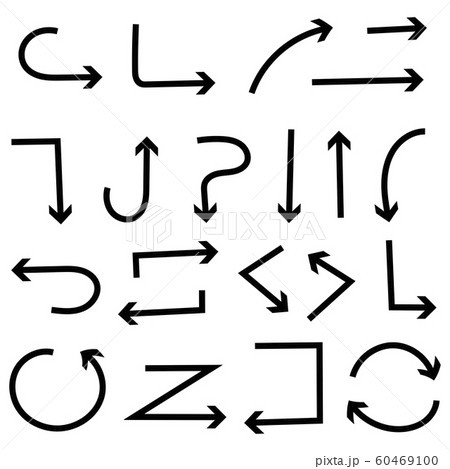 Black arrows set 60469100