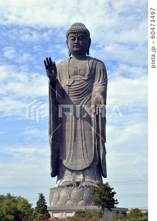 茨城県牛久市 牛久大仏と青空 60473497