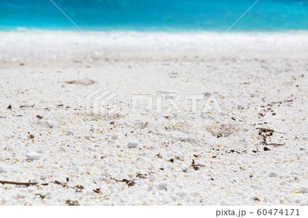Marble Beach stones and waves in Thassos, Greece 60474171