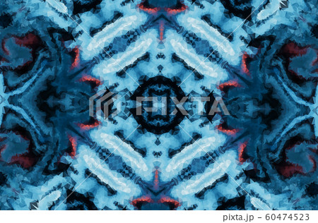 Winter fantasy abstract background. Kaleidoscopic geometric ornament. Decorative polygonal mosaic pattern. Winter fantasy abstract background. Kaleidoscopic geometric ornament. Decorative polygonal mosaic pattern. 60474523
