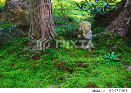 わらべ地蔵、三千院、大原、京都府、日本 わらべ地蔵、三千院、大原、京都府、日本 60477468