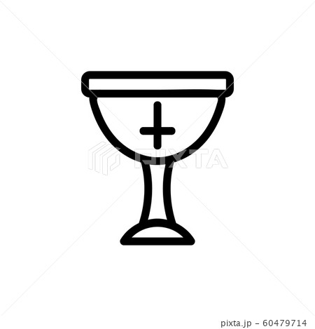 magic bowl icon vector. Isolated contour symbol illustration 60479714