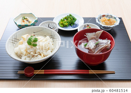 食事 日本の食事 鯛飯御膳 食事 日本の食事 鯛飯御膳 60481514