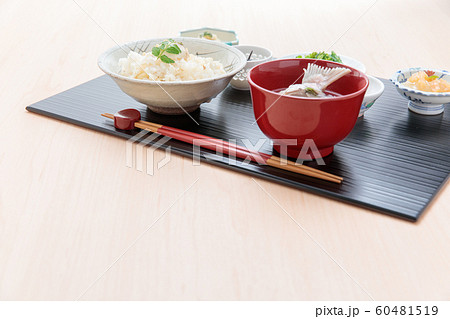 食事 日本の食事 鯛飯御膳 食事 日本の食事 鯛飯御膳 60481519