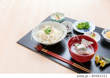 食事 日本の食事 鯛飯御膳 食事 日本の食事 鯛飯御膳 60481521