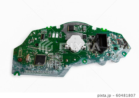 Germany, Circuit Board, Short - Length, Burnt, Germany, Circuit Board, Short - Length, Burnt, 60481807