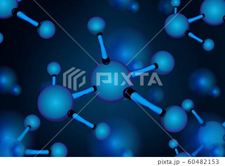 Abstract molecules design. Vector illustration. 60482153
