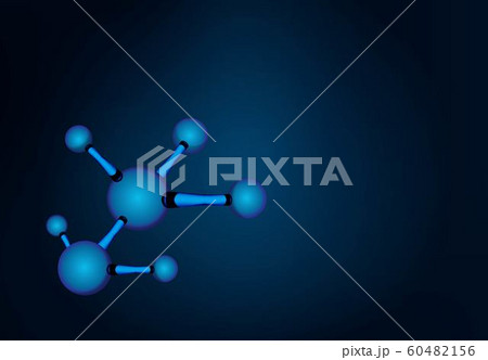 Abstract molecules design. Vector illustration. 60482156