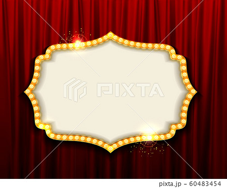 Retro frame comic design banner elements with 60483454