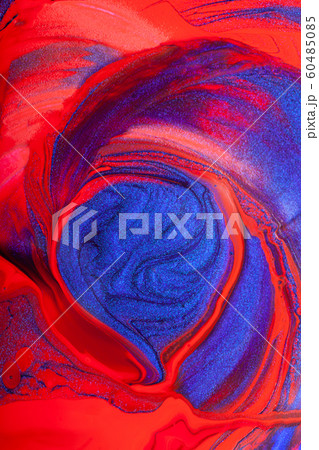 Beautiful abstract bright red-blue background with streaks and stains Beautiful abstract bright red-blue background with streaks and stains 60485085