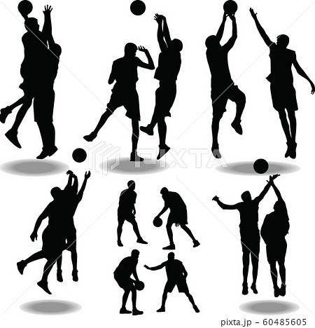 basketball silhouette vector basketball silhouette vector 60485605