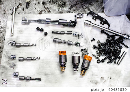 car transmission variator parts on the table 60485830