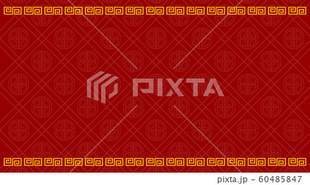 Background template with chinese pattern in red 60485847