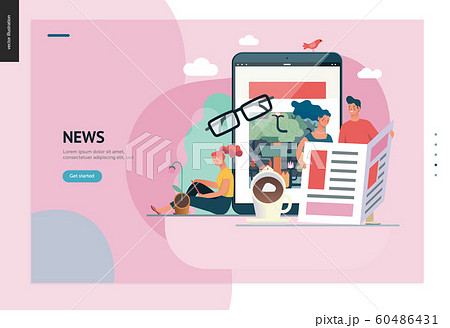 Business series - news or articles, web template Business series - news or articles, web template 60486431