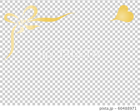 絲帶和心（金） 60488971