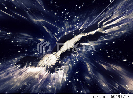 羽ばたく抽象的な鳥 羽ばたく抽象的な鳥 60493713