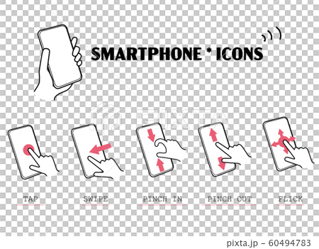 スマートフォン　アイコンセット 60494783