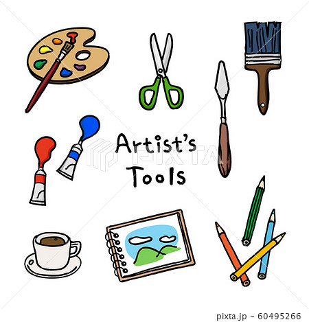 Artist S Tools 絵の道具のイラスト素材