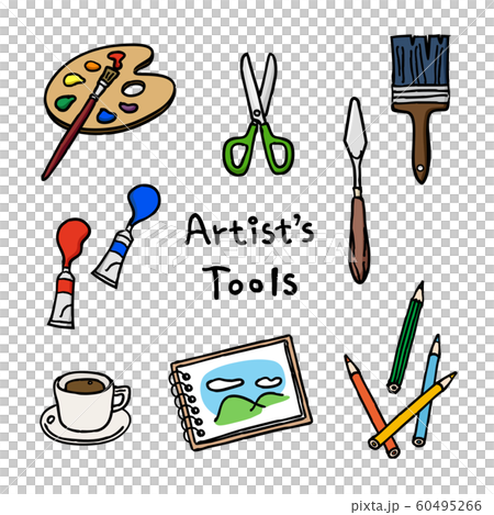 Artist S Tools 絵の道具のイラスト素材