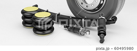 Many new auto parts for commercial transport truck. 60495980