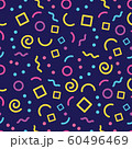 Colorful geometric vector seamless pattern with 60496469
