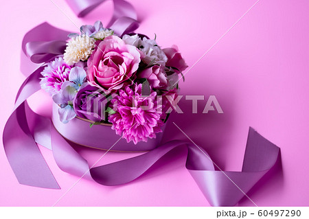 フラワーハートボックス 60497290