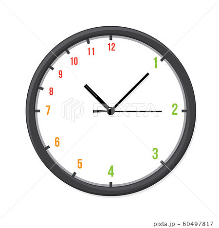 The Procrastinator clock. Isolated Vector The Procrastinator clock. Isolated Vector 60497817